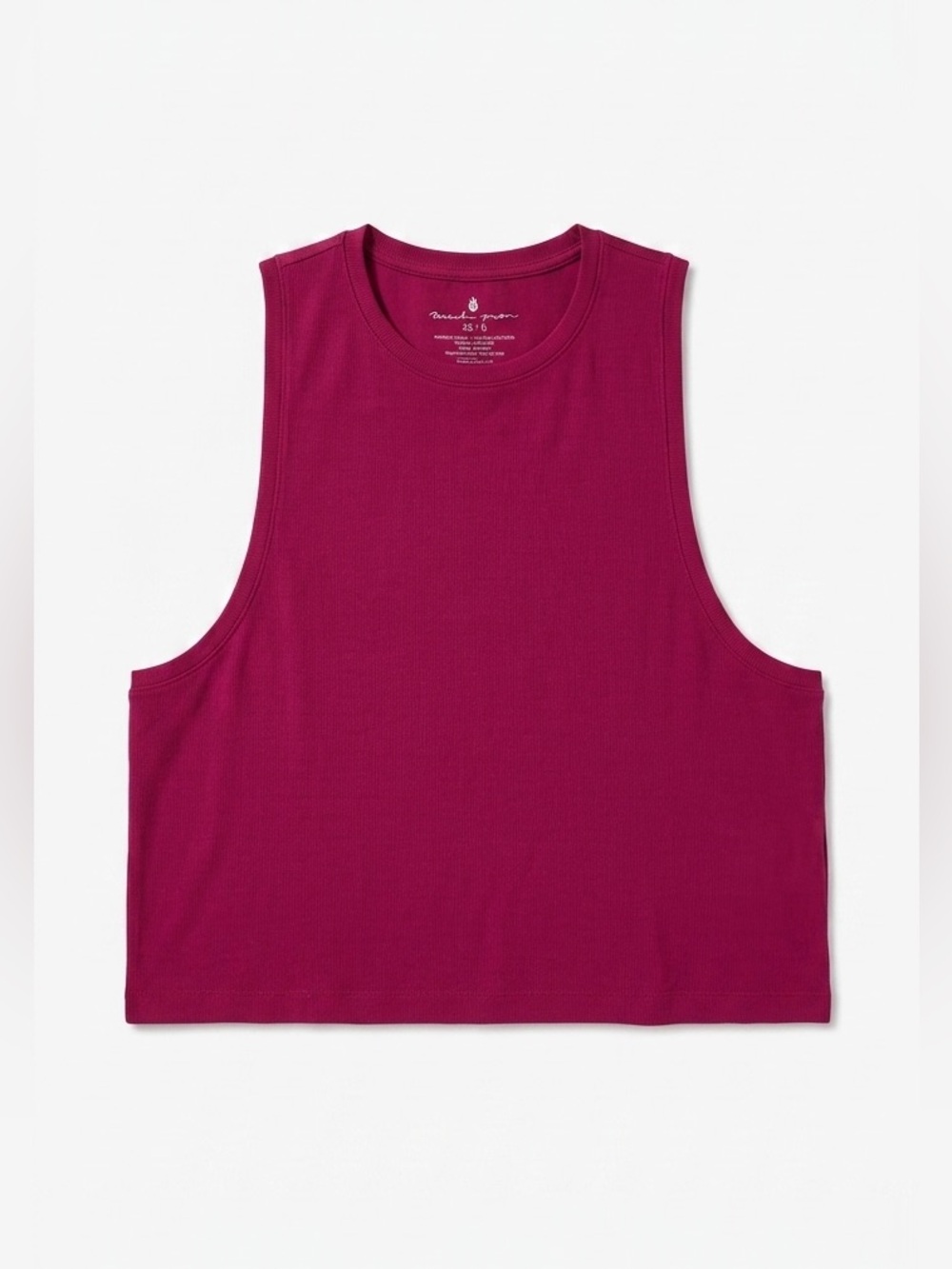 Spiritual Gangster Active Flow Muscle Tank Top XS/Small Pomegranate